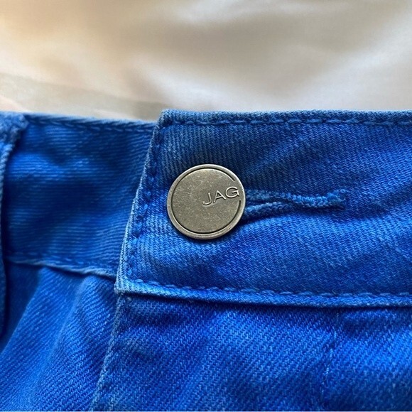 Jag Jeans Sapphire Blue Ankle Length 5 Pocket Low Rise  Size 10 - Picture 5 of 9